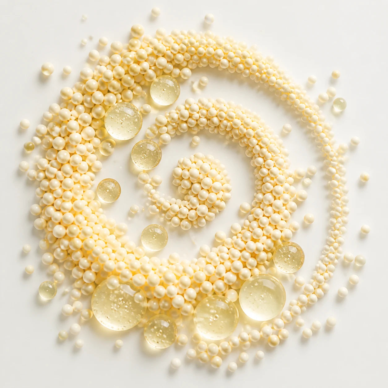 Editorial representation of active probiotic cultures