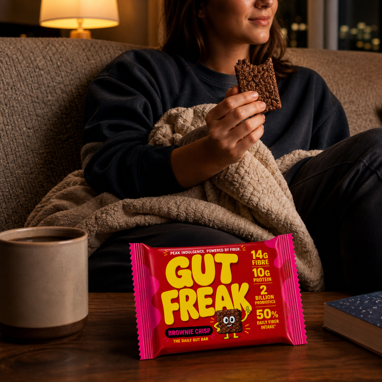 Gut Freak during an evening at home