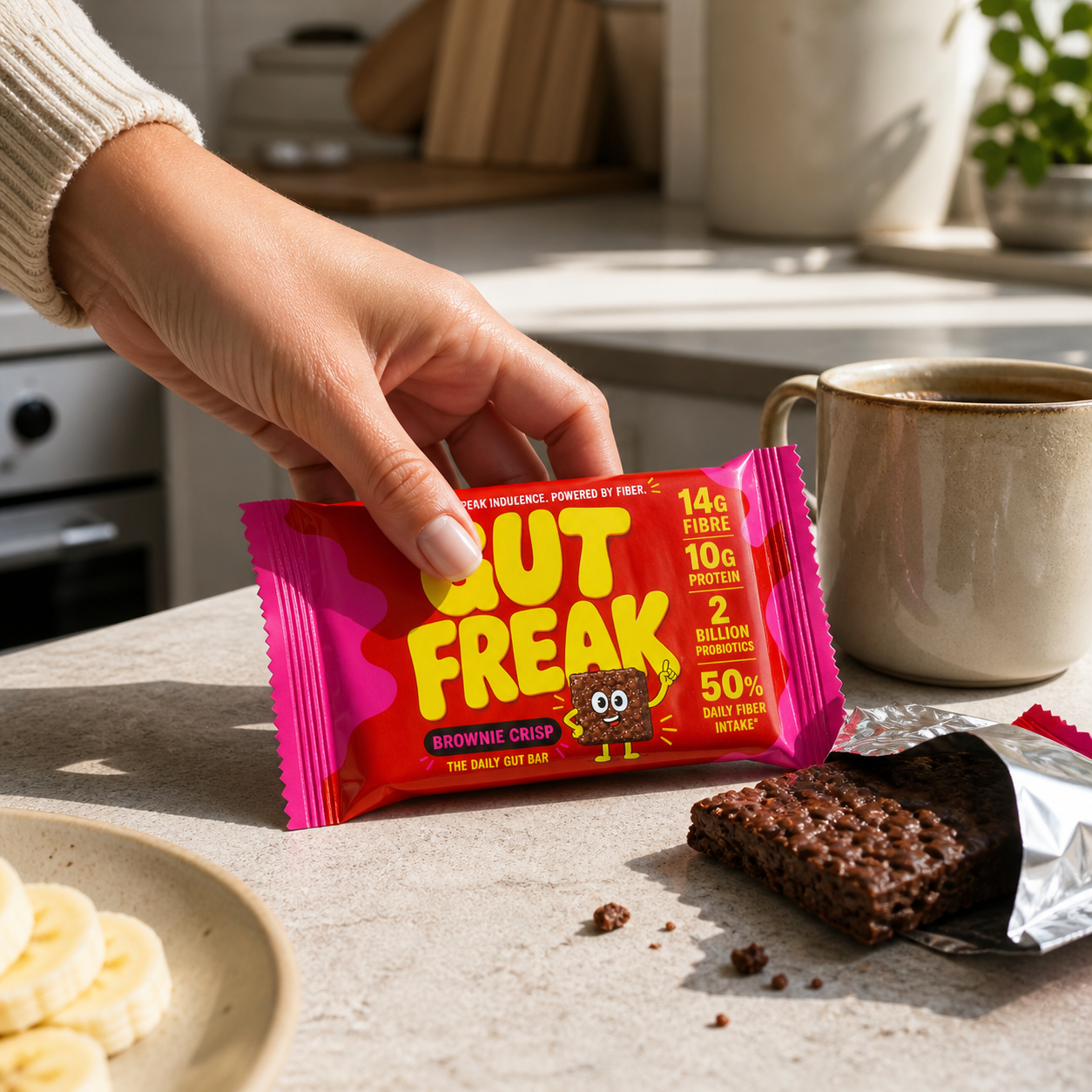 Gut Freak with coffee in the morning